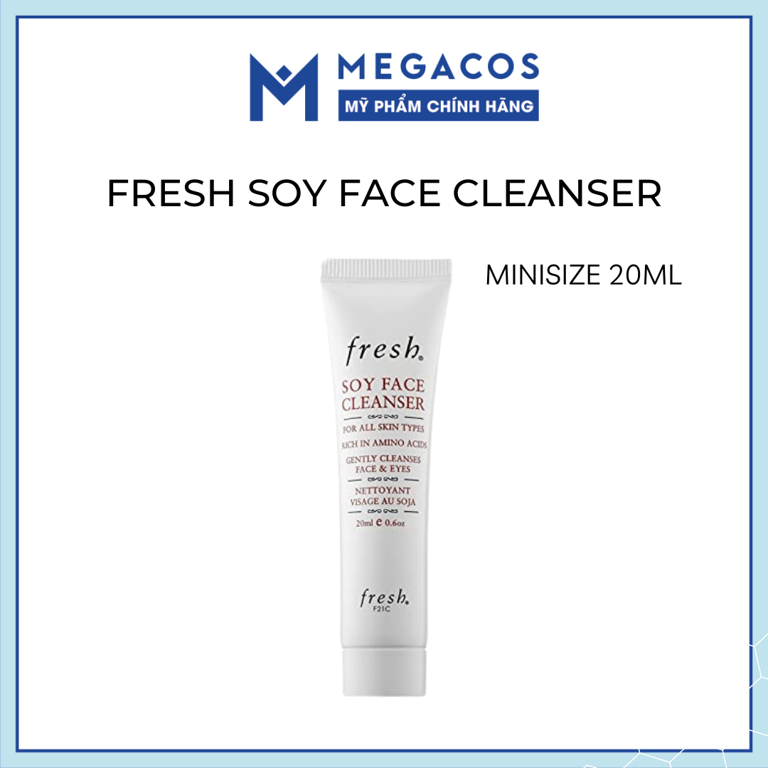 Sữa rửa mặt fresh soy face cleanser