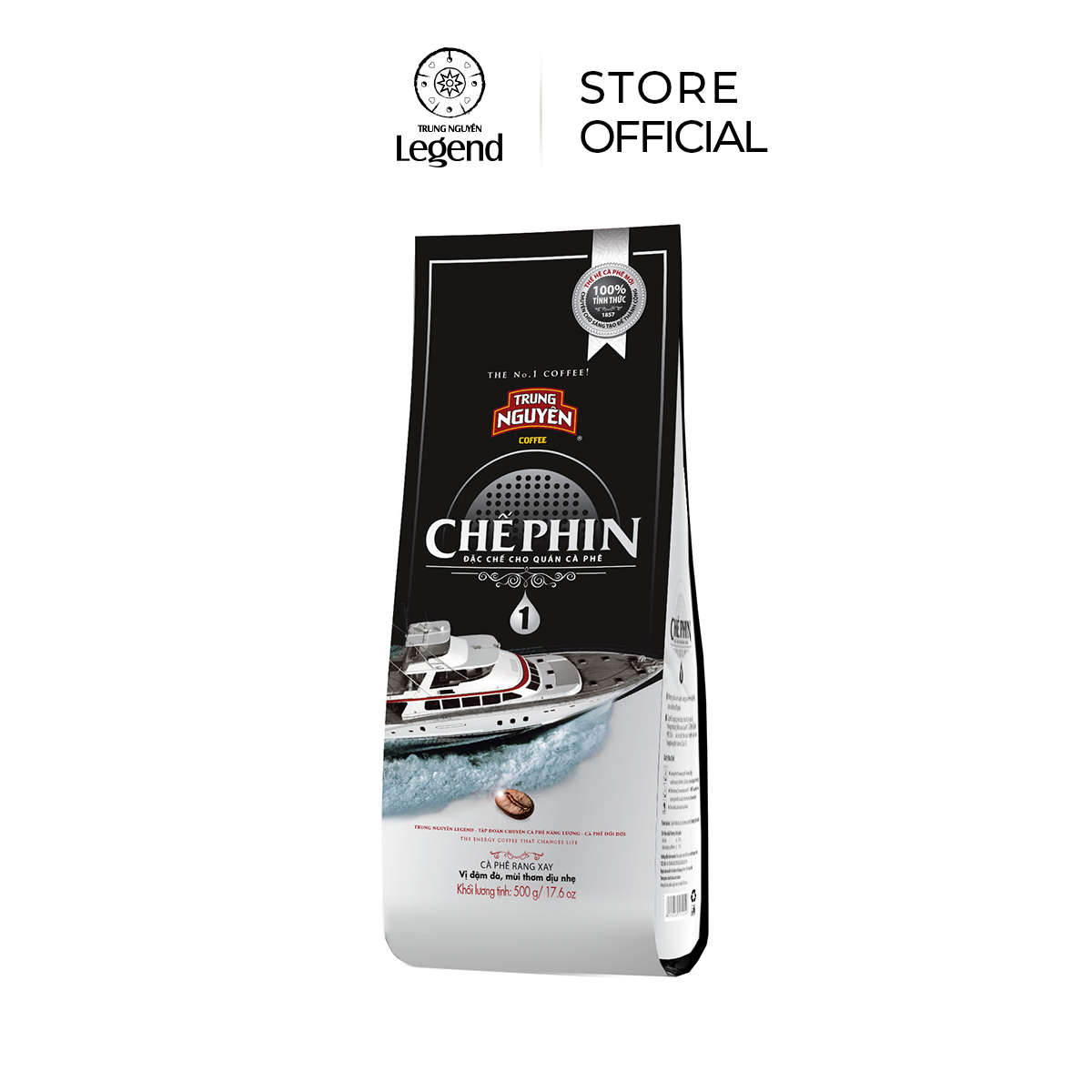 Cà phê rang xay chế phin 1 - 500gr