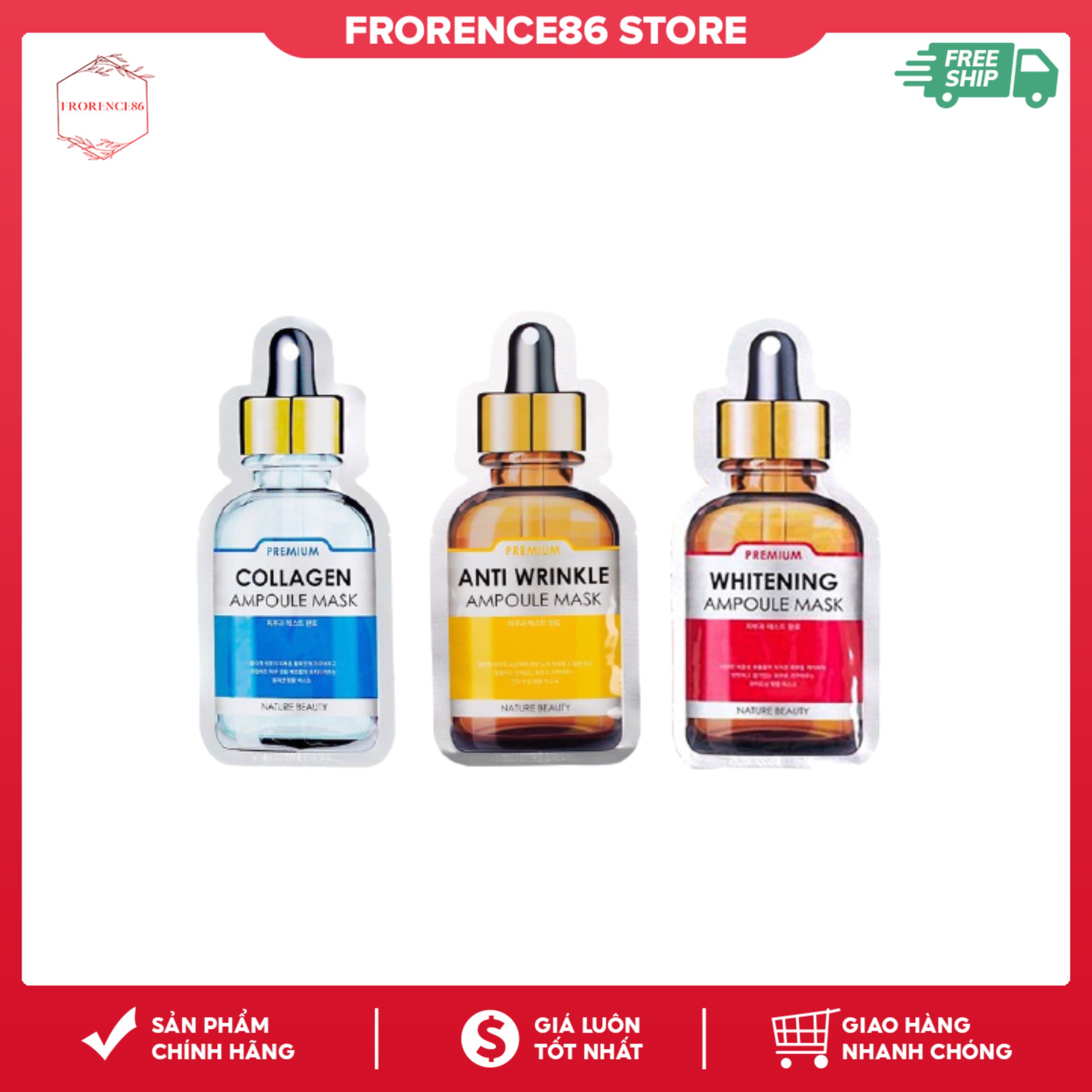 Mặt Nạ Tinh Chất Nature Beauty Chống Nhăn - Dưỡng Trắng - Phục Hồi Da