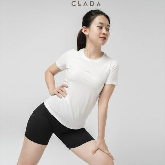 Áo Thun Trắng Thể Thao Sorona Thương Hiệu CLADA Hybrid - Trắng