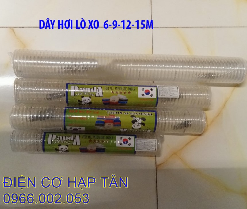 Dây hơi lò xo máy nén khí 6m, 9m, 12m,15m