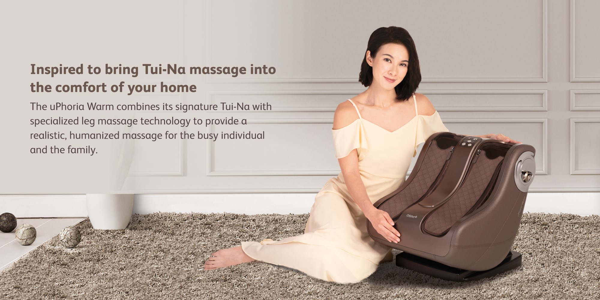 Uphoria warm leg online massager