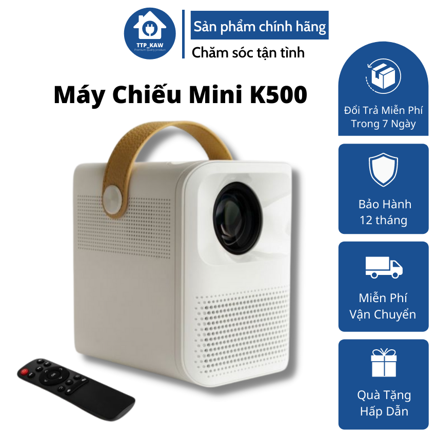 Máy chiếu androi 4k, máy chiếu phim tại nhà - máy chiếu mini kaw full hd 1080p chất lượng cao âm thanh sống động, hình ảnh 4k sắc nét, hệ điều hành android 9.0 đồng bộ với điện thoại không dây dùng xem phim giải trí gia đình học tập - bảo hành 12 tháng