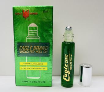 Dầu gió xanh Eagle Brand Medicated Oil dạng lăn 8ml-Hàng Mỹ- DẦU XANH