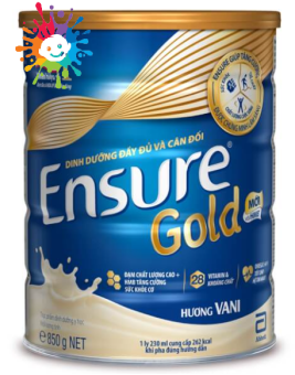 Sữa ensure gold hương vani 850g