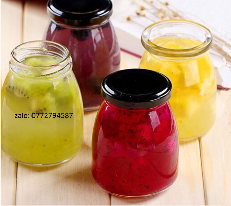 10 hũ thủy tinh nắp vặn 100ml 200ml