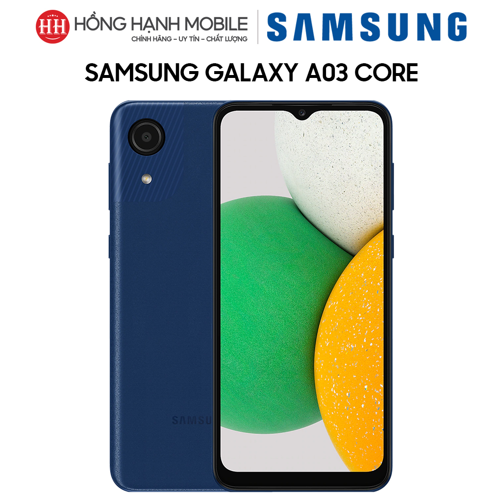 Điện thoại samsung a03 core 2gb/32gb - hàng chính hãng
