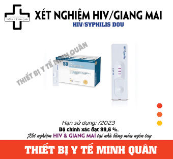 Bộ test xét nghiệm HIV và giang mai - SD bioline (HIV/Syphilis Duo)