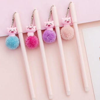 Bút nước tag heo xinh bông dễ thương