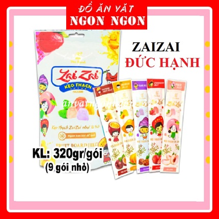 Kẹo Thạch ZaiZai gói dài gói 320g