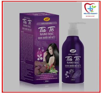 Dầu Gội Tía Tô NaNo Bạc  Hoa Bưởi, Bồ Kết, Sả Chanh, Hà Thủ Ô Cải , nhụy hoa nghệ tây,tinh đầu thông đỏ Thiện Tình Trạng Tóc Khô, Xơ Rối, Chẻ Ngọn, Phục Hồi Tóc Hư Tổn, Giúp Tóc Bóng Mượt, Chắc Khỏe- Hiếu Thủy phamacy