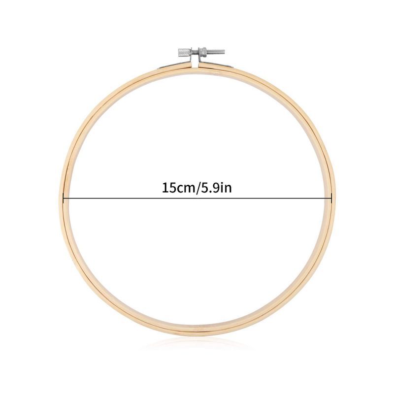 Embroidery Bamboo Hoop/Alat Pemindangan Benang Sulam/Alat Sulam Hoop Bambu/midangan sulam