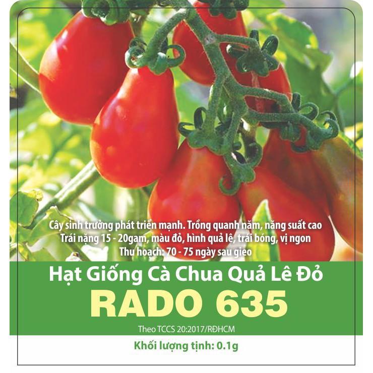Hạt Giống Cà Chua Quả Lê Đỏ Sai Trái (0.1gr)