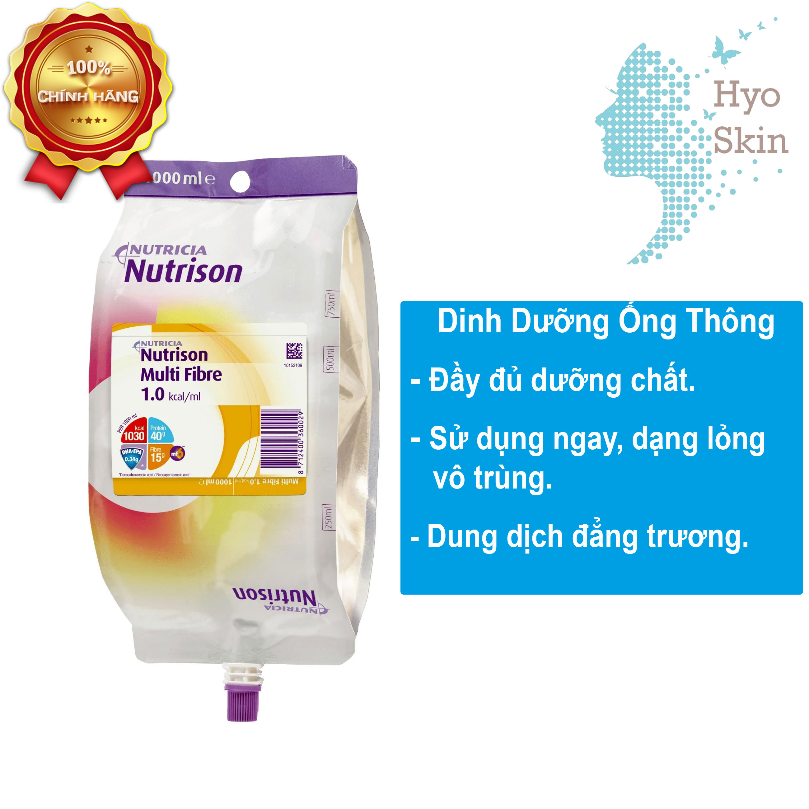 [CHÍNH HÃNG] Sữa Nutrison Dinh Dưỡng Chuyên Biệt Qua Ống Thông của Nutricia Hà Lan