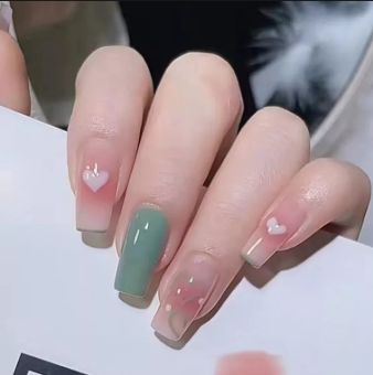 24 Cái Móng Tay Giả Mờ Thời Trang Móng Tay Nghệ Thuật Móng Tay Giả Nghệ Thuật IKM8