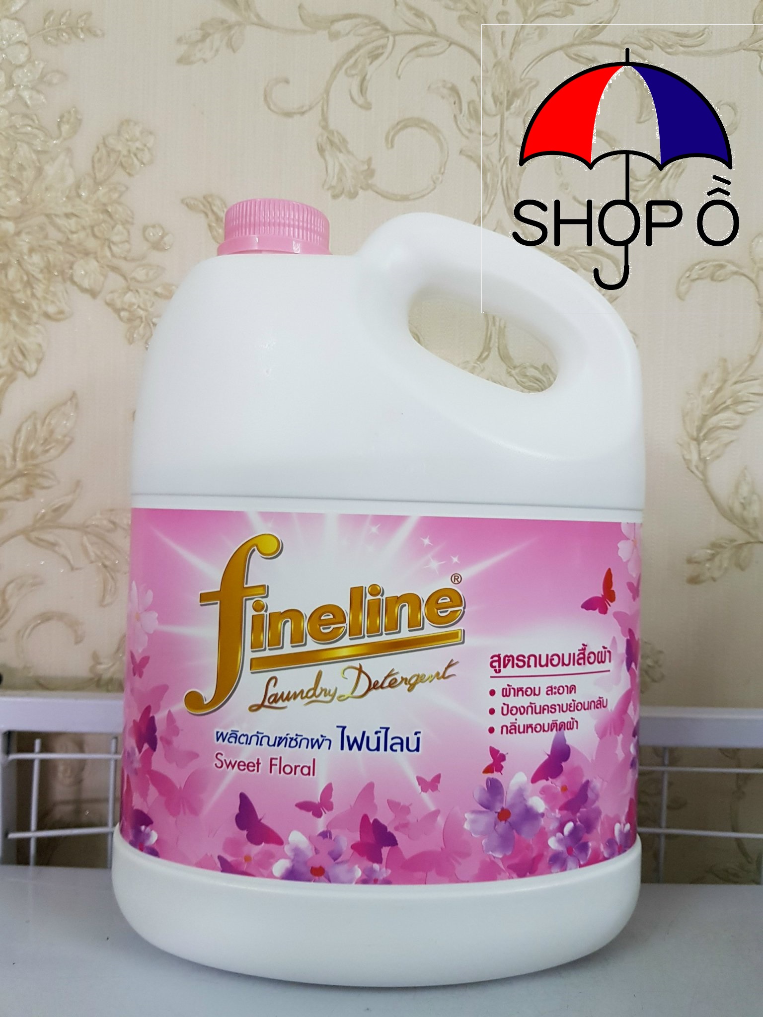 Nước giặt xả Fineline 3000ml Thái Lan - Màu hồng