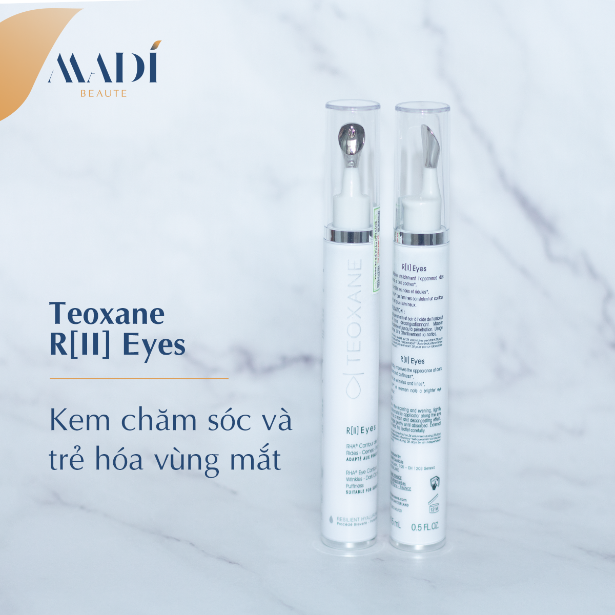 Kem dưỡng da chống nhăn vùng da mắt teoxane rha tm advanced eyes contour 15ml