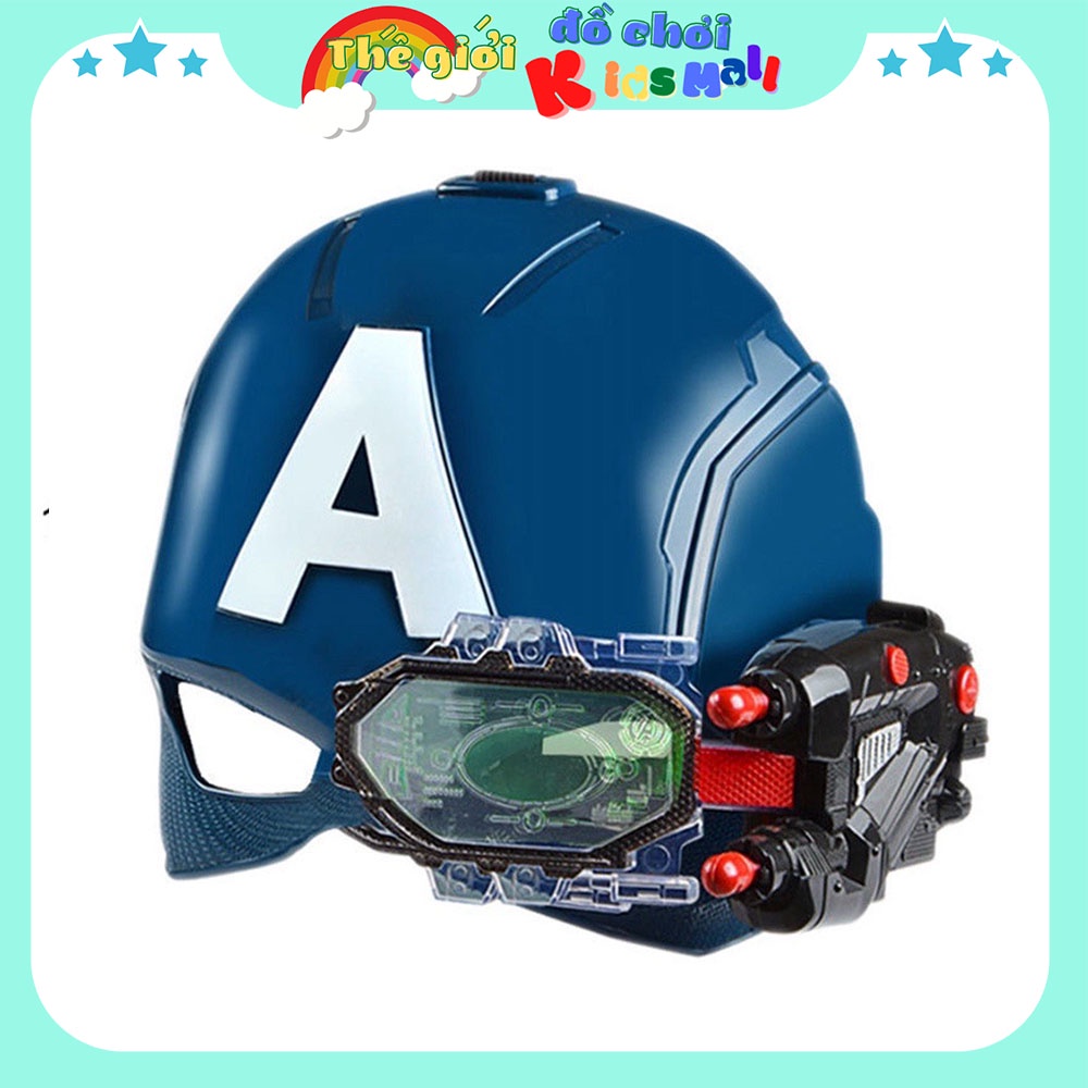 Mũ Captain America có đèn, có thể ban được
