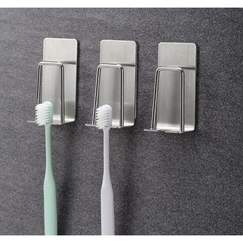 Combo 3 Móc Treo Đồ Dán Tường, Móc Treo Bàn Chải Đánh Răng Siêu Chịu Lực