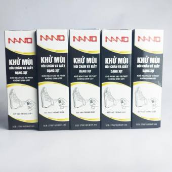 Xịt chống hôi chân nano, nước khử mùi hôi giày cao cấp AS
