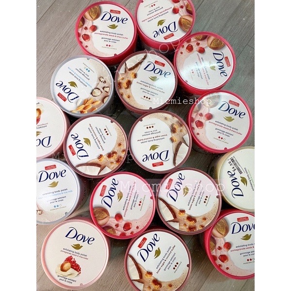 Tẩy tế bào chết body dove