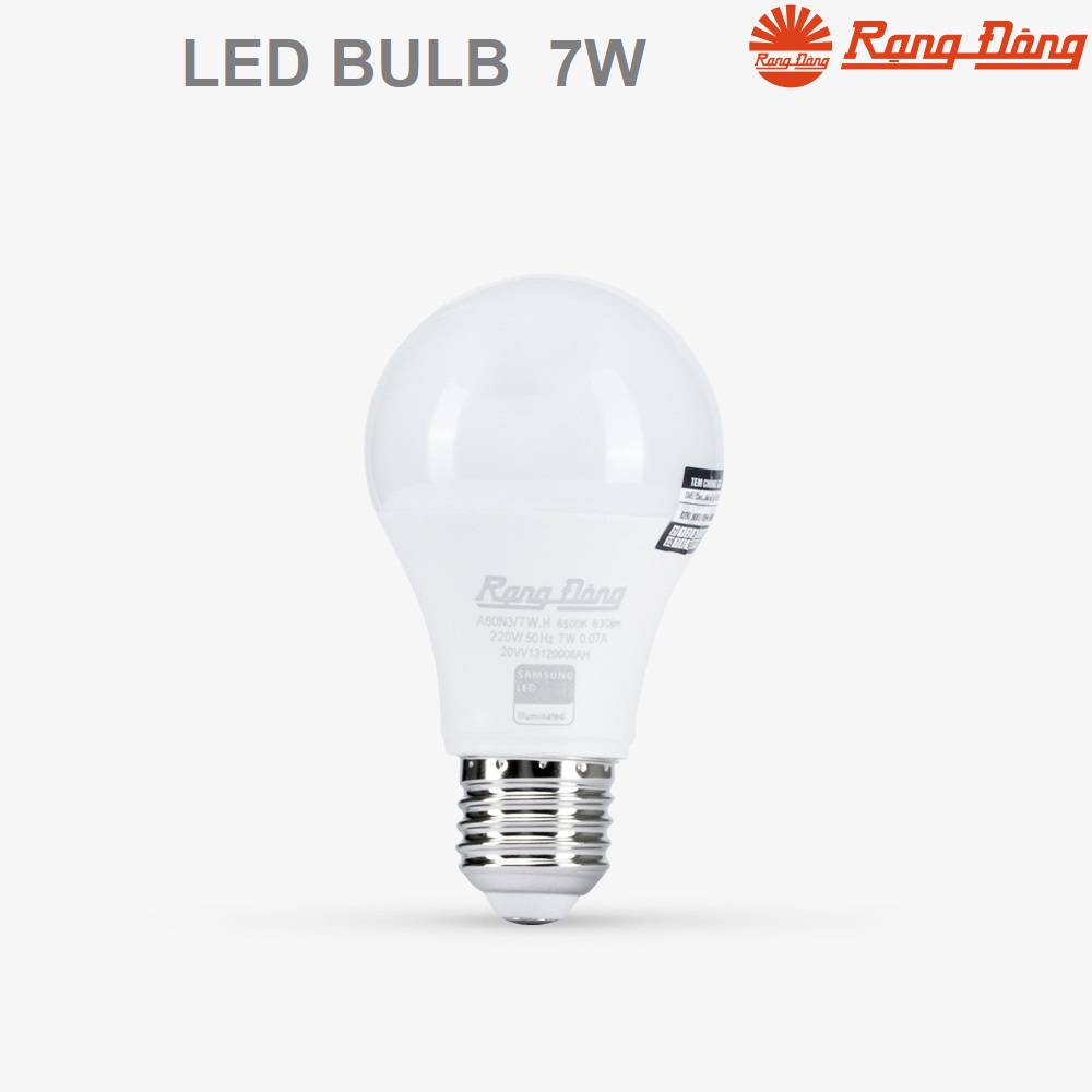 Led bulb 7w Rang Dong made in Vietnam
