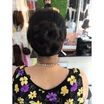 Tóc giả búi trung niên ❤️FREESHIP❤️ Tóc giả búi hoa kẹp