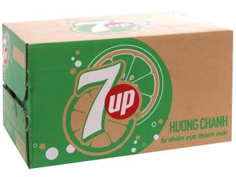 Thùng Nước Ngọt 7 Up 390ml - Chai Nhựa