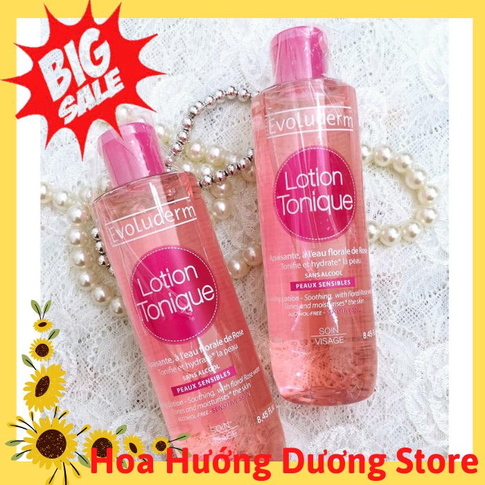 Nước hoa hồng Evoluderm se khít lỗ chân lông, dưỡng ẩm & làm sạch 250ml Toner cung cấp cho da độ ẩm cần thiết, nuôi dưỡng da giúp da mềm mại, tránh cho da không bị mất nước giúp da mềm mại