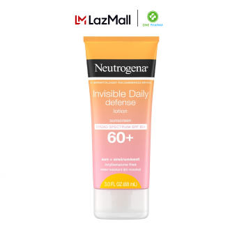 Kem Chống Nắng Neutrogena Invisible Daily Defense Spf 60+ 88ml