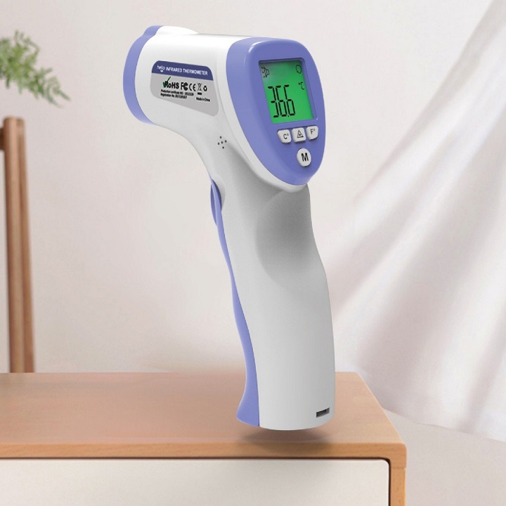 Máy đo nhiệt kế hồng ngoại đa năng nhiệt kế đo trán scan - kết quả trong 1 giây - đo nhiệt độ cho bé