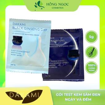 Gói Test Kem dưỡng da Dakami Sâm Đen 5g