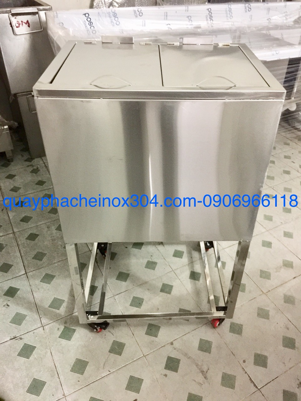 Thùng đựng đá inox