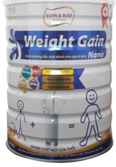 Sữa y tế - Dinh dưỡng đặc biệt dành cho người gầy Sữa Weight Gain Nano 900gr/hộp (HSD T5.2023)