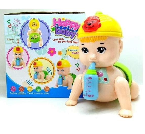 Musical Baby Crawling Toy For Kids With 3D Lights &Amp; Music Toys For Babies - Multicolor