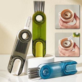 Cọ vệ sinh đa năng 3 in 1, dụng cụ vệ sinh cốc, bình sữa, bình nước xoay 360, nhỏ gọn bỏ túi tiện lợi, cọ vệ sinh, cọ vệ sinh cầm tay, cọ 3in1, cọ rửa bình, cọ rửa ly, cọ rửa cốc, miếng bọt biển rửa cốc, mút tạo bọt