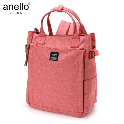 Anello Polyester Canvas 10 Pocket 2 Way Tote Backpack AT-C1225 (5)