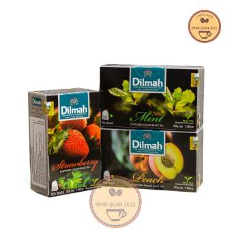 Trà Nhúng Túi Lọc Dilmah Hương Dâu , Đào ,Bạc Hà