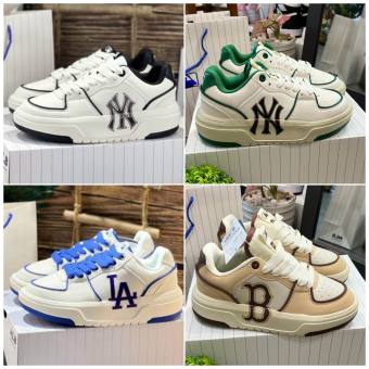 Giày MLB Chunky Liner bản cao cấp, giày MLB Nam Nữ bản cao cấp chất liệu da in 3D, full phụ kiện