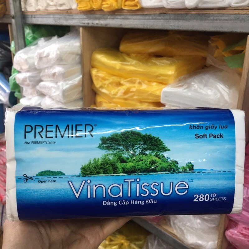Khăn giấy VinaTissue gói 280 tờ