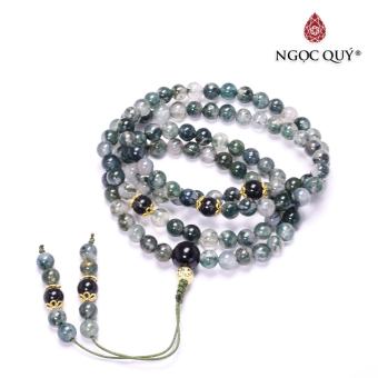 Chuỗi 108 Hạt Băng Ngọc Thủy Tảo - Ngọc Quý