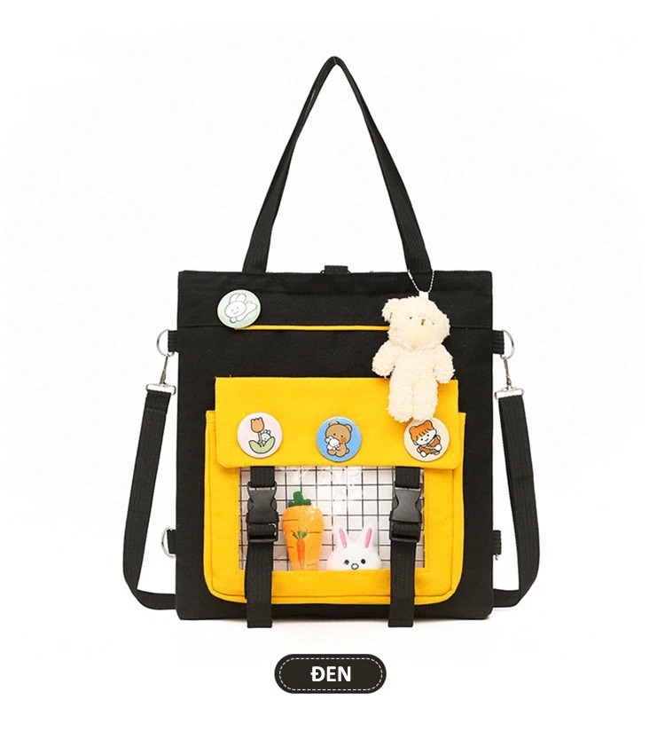 [HCM]Balo học sinh hoạt hình cô gái tóc vàng - QC