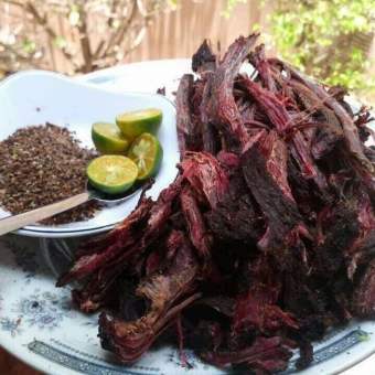 Thịt Trâu Khô Gác Bếp 1Kg Tặng Kèm Chẳm Chéo