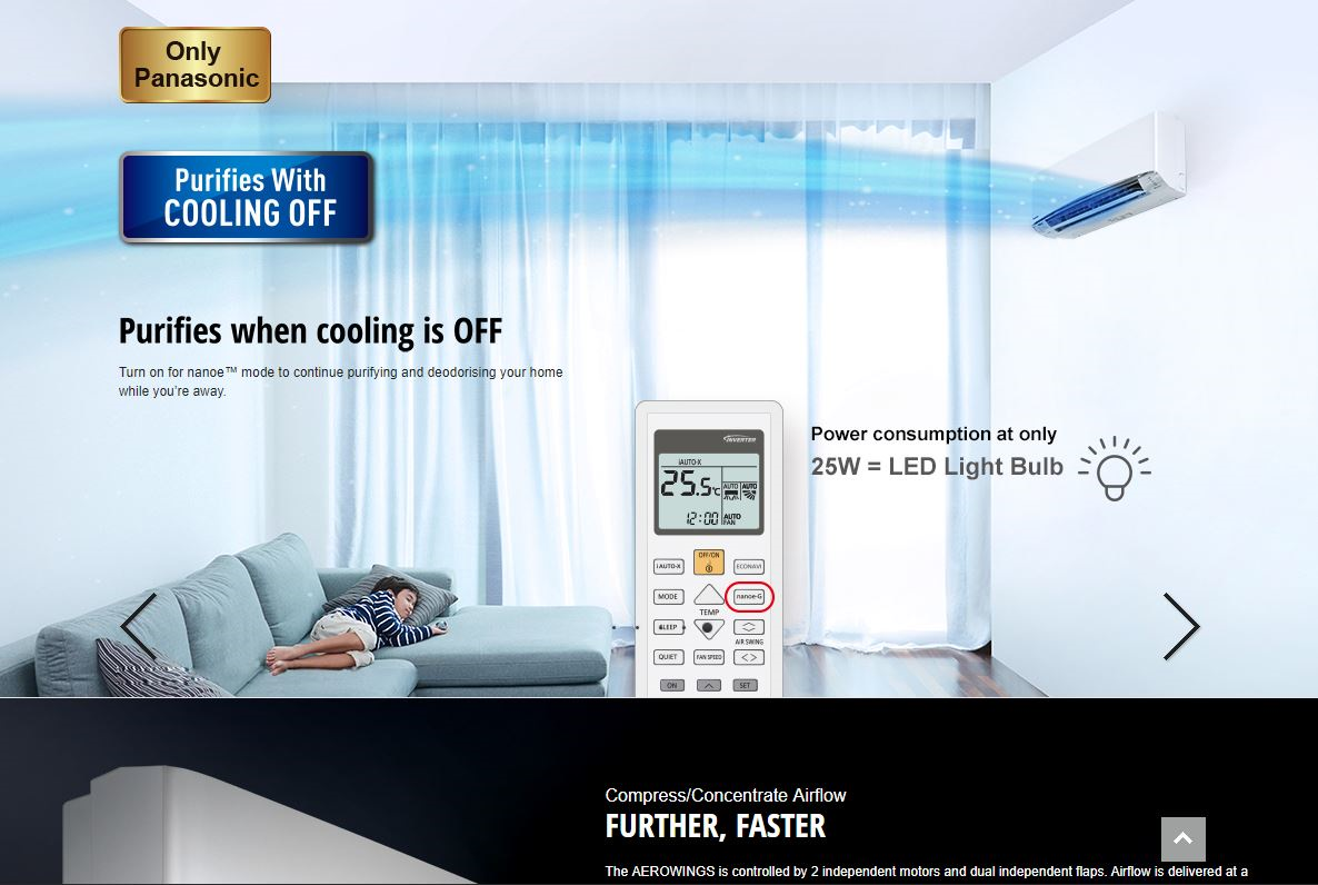Panasonic SYSTEM 3 (CS-MXS9UBZ) X 2 + (CS-MXS12UBZ) CU-3XS27UKZ 5-stöckige Multi-Split-Klimaanlage