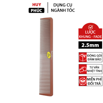 Bộ lược cắt tóc nam barber cao cấp Promaster 9012, lược cắt tóc bản to nam nữ cứng siêu mỏng