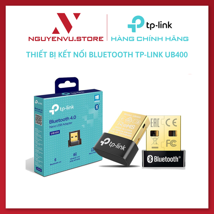 Thiết bị kết nối bluetooth 4.0 qua cổng usb tp-link ub400 - usb bluetooth hàng chính hãng