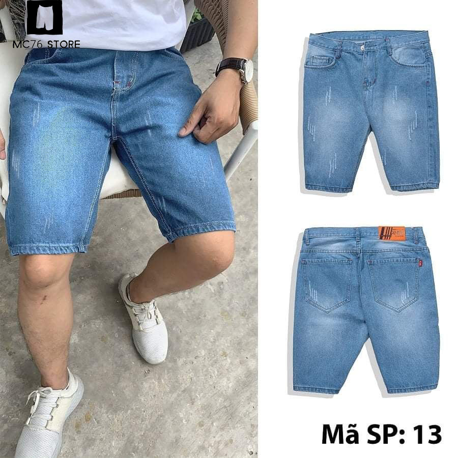 Quần sọt nam, quần short jean nam, quần sọt nam co giãn thời trang