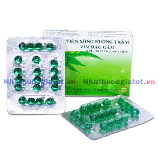 Viên Xông Hương Tràm Vim Báo Gấm