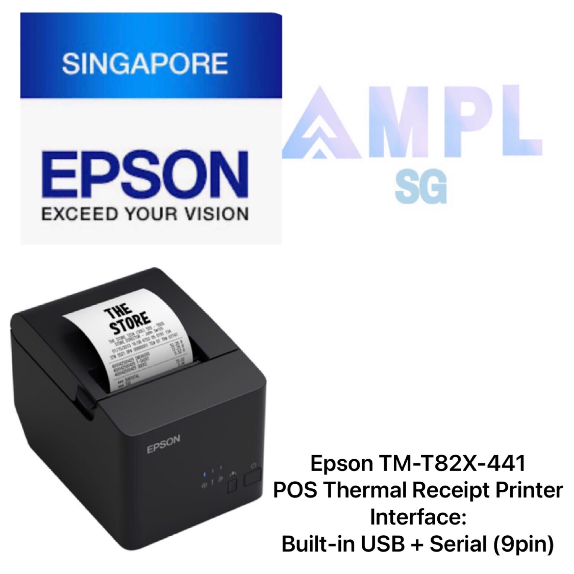 Genuine Epson TM-T82X-441 POS Thermal Receipt Printer