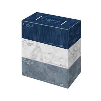 Lốc 3 hộp Khăn giấy lau mặt cao cấp Cellox - Cellox Purify Facial Tissue